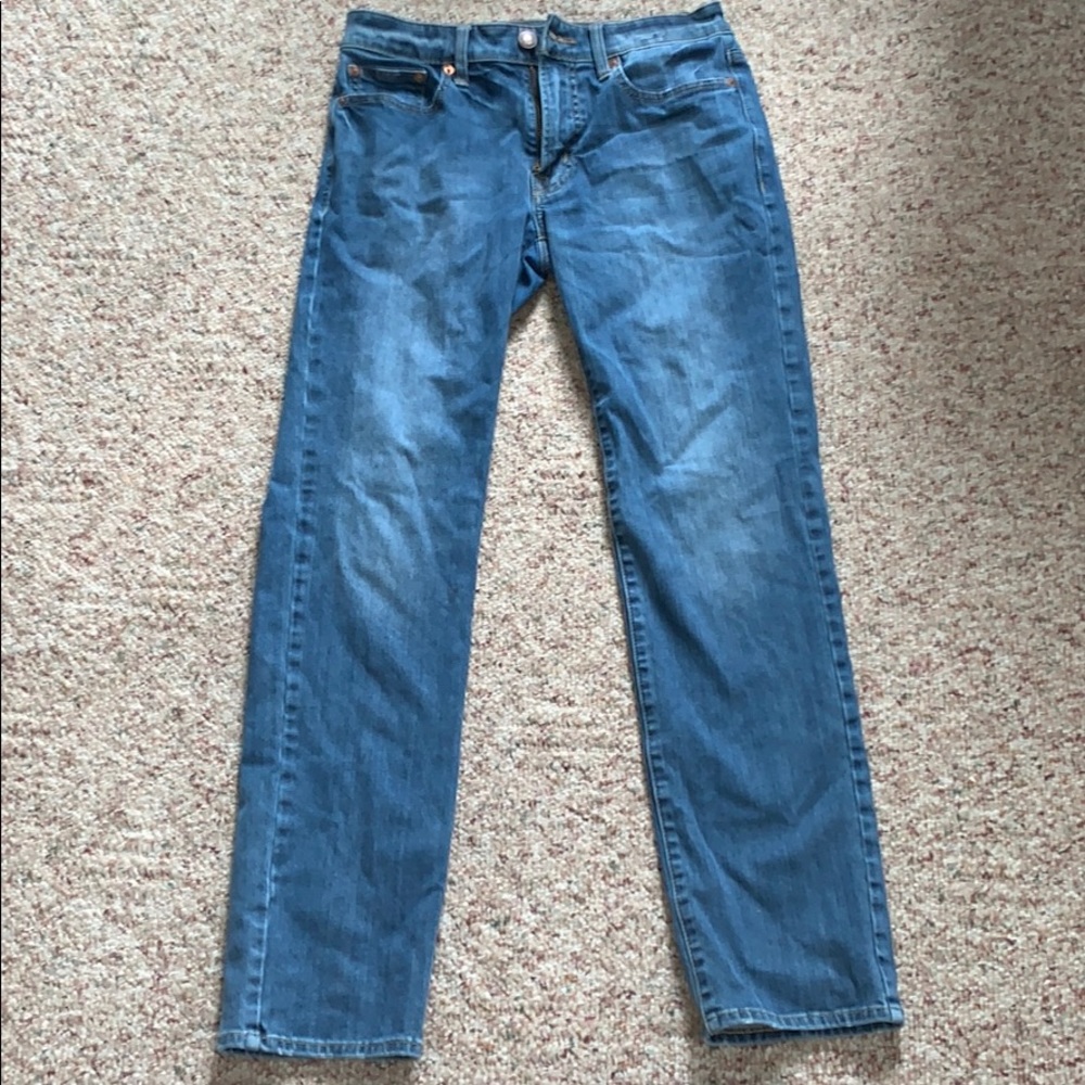 American Eagle slim straight blue jeans 29x32